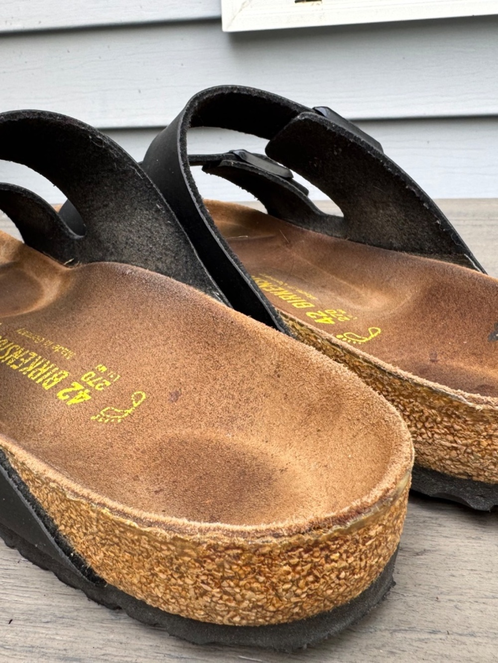 Birkenstock Arizona 42 regular black leather - Picture 5 of 6